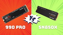 Samsung 990 Pro vs WD_BLACK SN850X